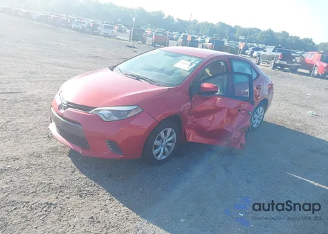 2016 Toyota Corolla Le from USA, damaged, VIN 2T1BURHEXGC730919